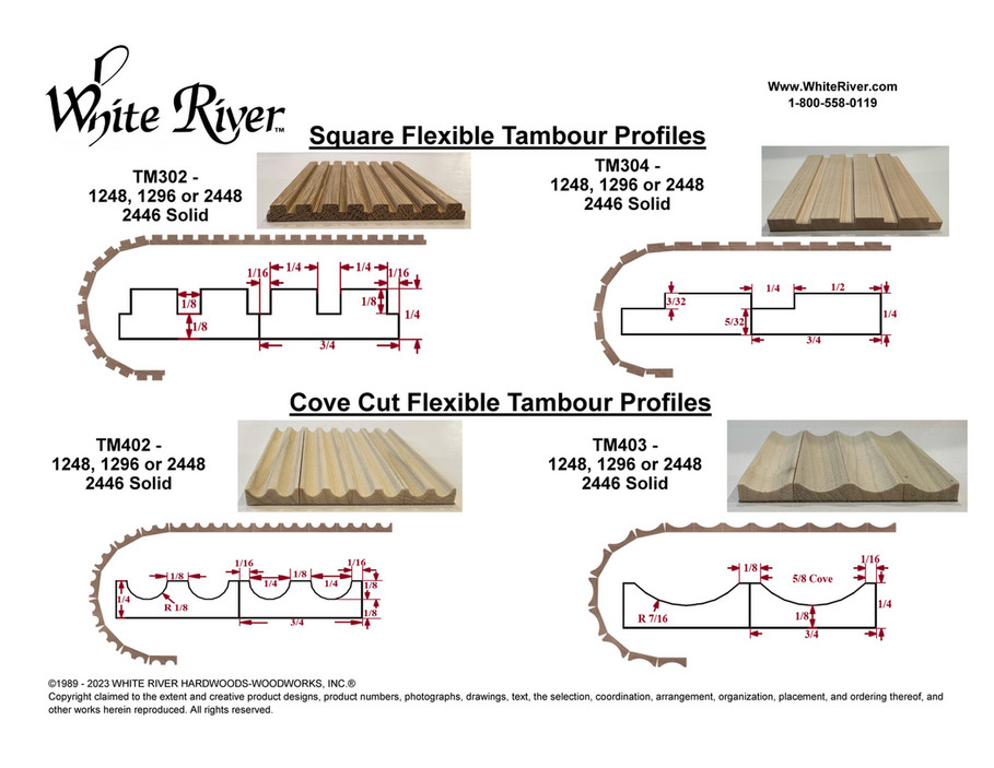 Tambour Panels White River Hardwoods - Page 1